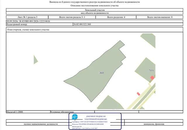 О проведении аукциона в электронной форме на право заключения договора аренды земельного участка с кадастровым номером 26:02:081322:360, площадью 13000 кв. м., адрес: Российская Федерация, Ставропольский край, Ипатовский муниципальный округ, село Большая Джалга, улица Комсомольская, земельный участок 51 б, вид разрешенного использования: сенокошение (кошение трав, сбор и заготовка сена), категория земель: земли населенных пунктов, из земель государственная собственность на которые не разграничен