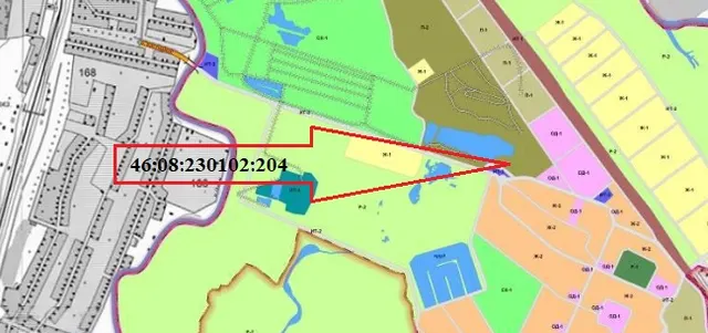 на право заключения договора аренды земельного участка из земель населенных пунктов, государственная собственность на который не разграничена, расположенного на территории поселка Олымский Касторенского района Курской области