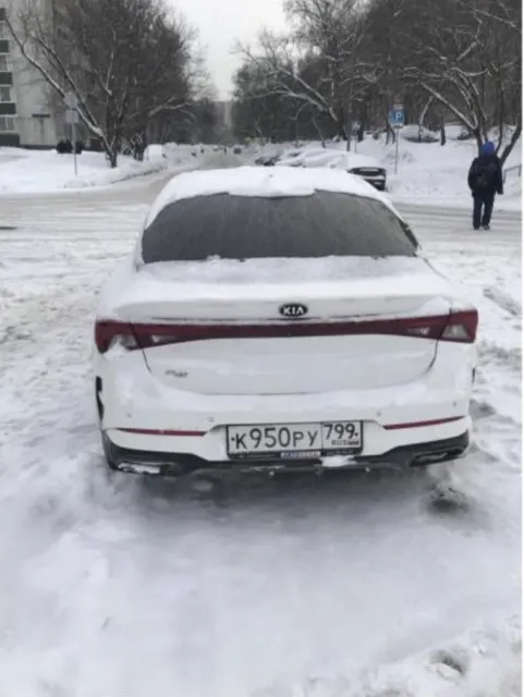АМТС KIA K5, 2020 г.в., г/н К950РУ799, цвет белый, VIN XWEG3414BM0000433
