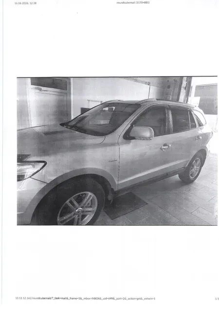 (№24-25-26) Транспортное средство - HYUNDAI SANTA FЕ 2.7 GLS АТ, 2008 г.в. г/н H229ОE11, VIN: KMHSH81DP8U377750, цвет серебристый. Пробег 224493.