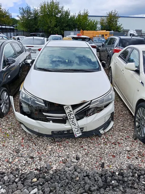 АМТС ТОЙОТА КОРОЛЛА, 2018гв, г/н Е162НР797, цвет белый желтый серый, VIN NMTBB0JE60R272173