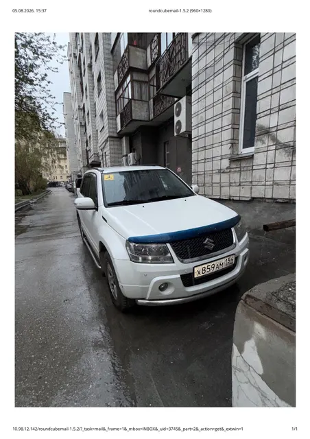 Легковой автомобиль Suzuki Grand Vitara, 2011 г.в., г/н Х859АМ154, VIN: JSAJTD54V00619758, цвет белый (арест, повтор)