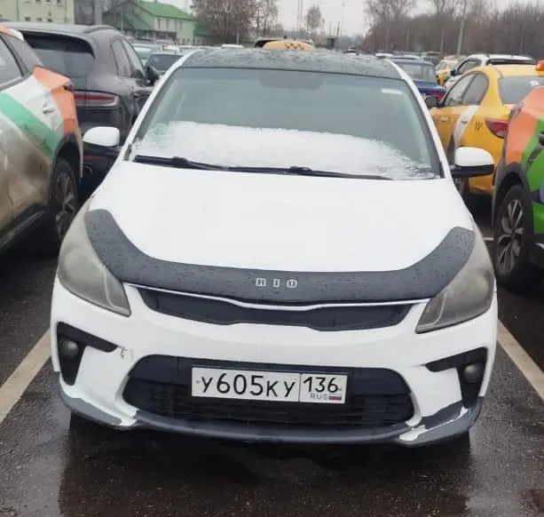 АМТС КИА РИО, г/н У605КУ136, цвет белый-желтый-серый, VIN Z94C241BBJR059858