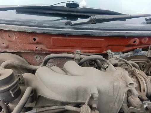 Автомобиль марки   MAZDA FAMILIA  г/н В319ВТ27,1986 г.в., № кузова BHA6R302328.красного цвета, имеются повреждения переднего бампера, вмятина на капоте.