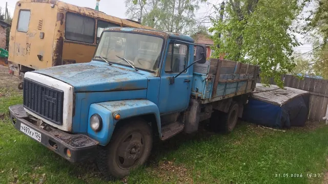 Автомобиль ГАЗ - 3307, год изготовления 1992, VIN XTH330700N1462080, ГРУЗОВОЙ БОРТОВОЙ, КАТЕГОРИЯ С, модель номер двигателя 53.246323, шасси XTH330700N1462080, номер кузова (кабины, прицепа) отсутствует, цвет голубой, мощность двигателя 115   84.5, бензиновый,  регистрационный номер У 497 КУ 124