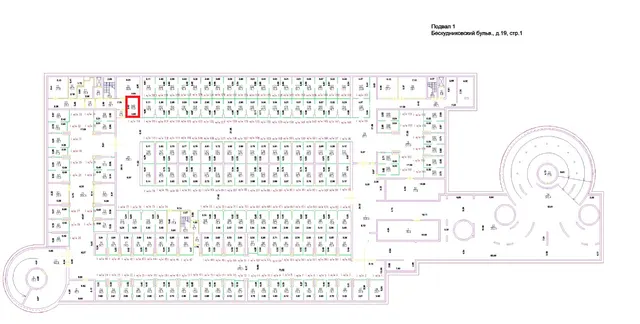 Продажа имущества, находящегося в оперативном управлении ГБУ «Жилищник Бескудниковского района», по адресу: г. Москва, Бескудниковский бульвар, дом 19, строение 1, площадь 19,0 кв. м, подвал 1, машино-место 114. Кадастровый номер 77:09:0002026:1882