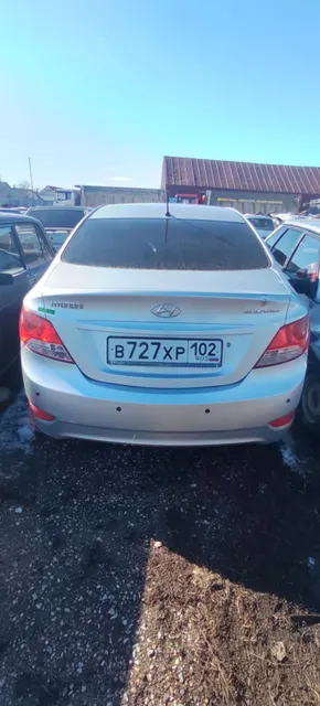 Автомобиль Хундай Солярис, г/н В727ХР102, VIN Z94CT41DBBR045357, 2011 г.в.