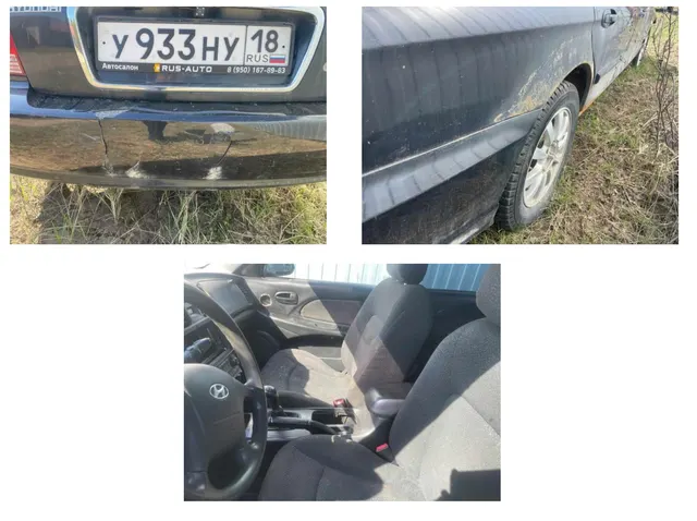 Легковой автомобиль Hyundai Sonata, 2005 года выпуска, государственный номер У933НУ18, идентификационный номер (VIN) X7MEM41BP5M010955, № двигателя 5183491, рабочий объём двигателя – 1997 куб. см, мощность двигателя 131 л.с., 96,32 кВт.