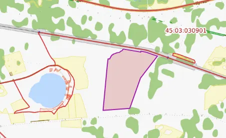 Земельный участок с кадастровым номером 45:03:030906:685