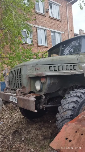 Автобус УРАЛ-4320, год изготовления 1989, категория D, модель номер двигателя 740-387967, шасси 0116084, номер кузова (кабины, прицепа)  отсутствует, цвет зеленый, мощность двигателя 210 (154.46), дизельный,  регистрационный номер  С 539 ЕС  124