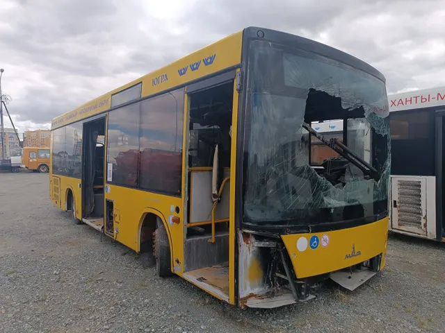 Автобус МАЗ 206085, государственный регистрационный знак  М 841 ОА 186