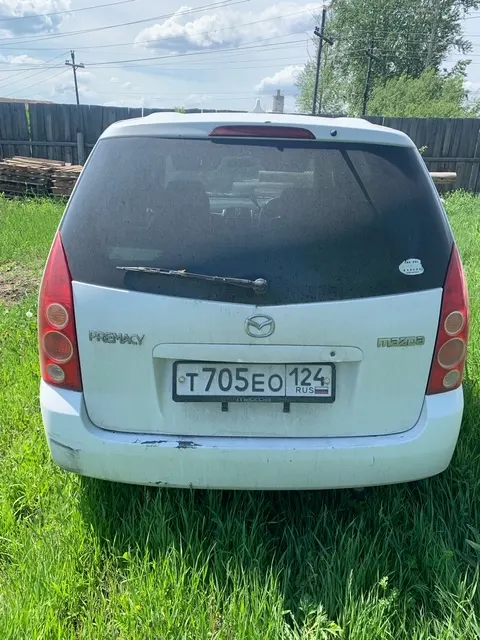 Легковой автомобиль универсал MAZDA Premacy, 2002г.в., г/н T705EO124, VIN отсутствует, номер кузова СР8W 310167, номер двигателя 781477, цвет белый. Начальная цена продажи 127 500 руб. Задаток 19150 руб.