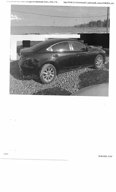 Транспортное средство, легковой автомобиль Мазда 6, г/н М356АР186, VIN RUMGJ4268EV011760, рег. № 26-557;