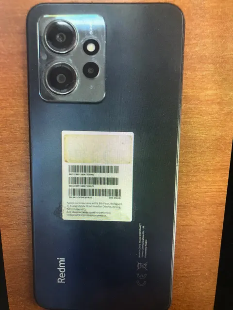 Сотовый телефон марки Redmi Not 12 imei1 : 8651688067339962, imei2: 865138067339970 — 1 шт.