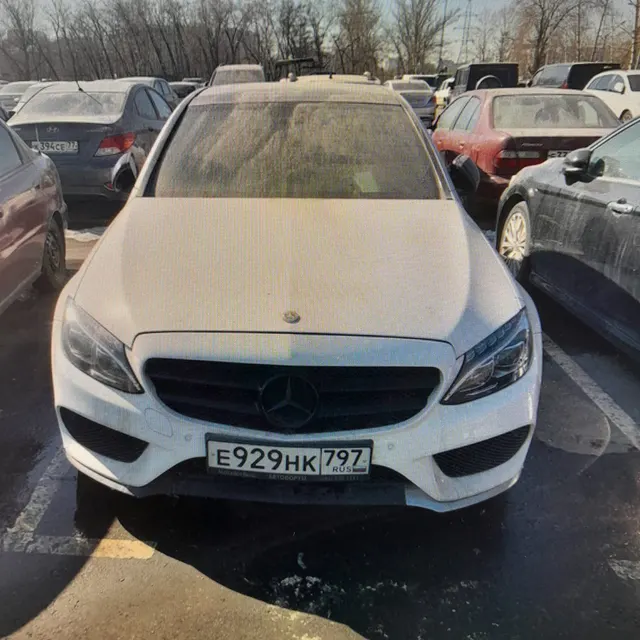 АМТС MERCEDES-BENZ С 200 4MATIC, 2016 г.в., г/н Е929НК797, цвет белый, VIN WDD2050431R207475