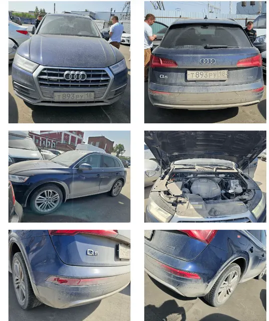 Легковой автомобиль AUDI Q5, 2019 года выпуска, государственный номер Т893РУ18, идентификационный номер (VIN) WA1BNAFY1K2127368, № двигателя DJY057004, рабочий объём двигателя – 1984 куб. см, мощность двигателя 251,5 л.с., 185 кВт.