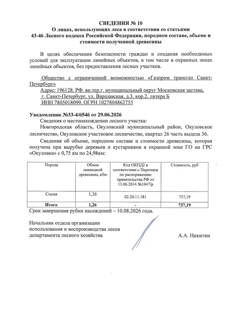 Древесина. Лот № 13 (снижение 50%)