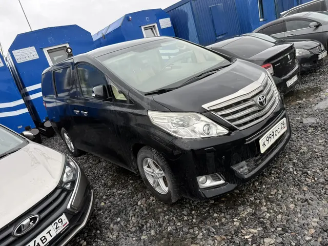 Транспортное средство Toyota Alphard, 2012 год выпуска, цвет - черный, VIN JTEGS21H808057598, государственный номер К999СС29. Состояние ТС: без видимых повреждений, без ключей, без документов.  (НДС 22% будет начислен на стоимость сложившуюся по итогам аукциона )