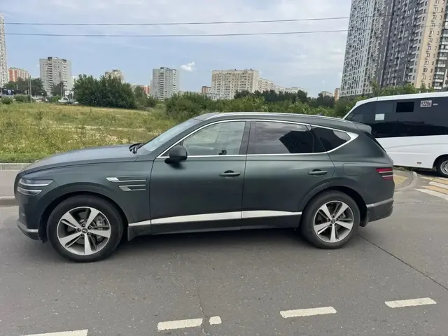 АМТС GENESIS GV80, 2021 г.в, г.н. Х237УВ799, цвет зеленый, VIN XWEHC81DDM0000748