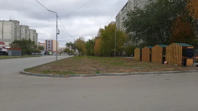 Елочный базар по адресу: г. Курган, 6 микрорайон, в районе здания № 26