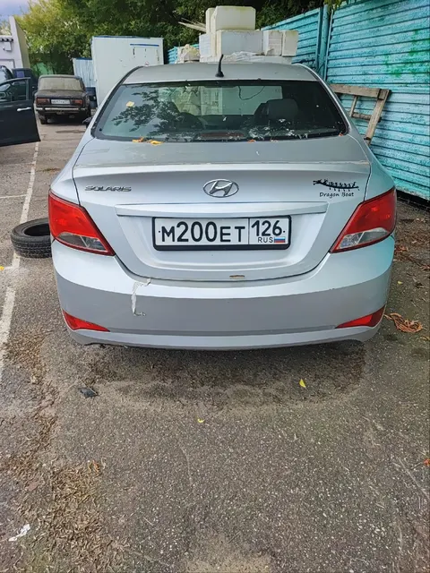 Легковой автомобиль Хендэ Солярис г.р.з. М200ЕТ126 VIN Z94CT41DBHR496065
