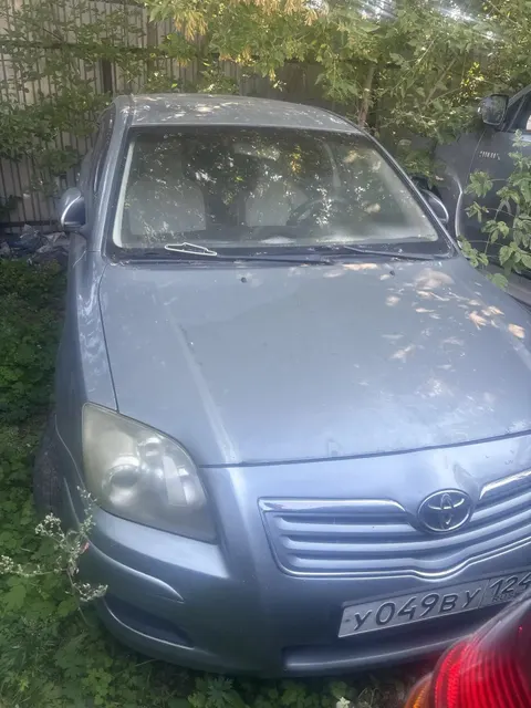 Автомобиль Toyota Avensis, г/н У049ВУ124, 2007г.в., VIN SB1BR56L10E224656, комплектность и состояние  не проверялась данное имущество обращено в доход государства, находится в г. Красноярск(Документы, ключи отсутствуют)