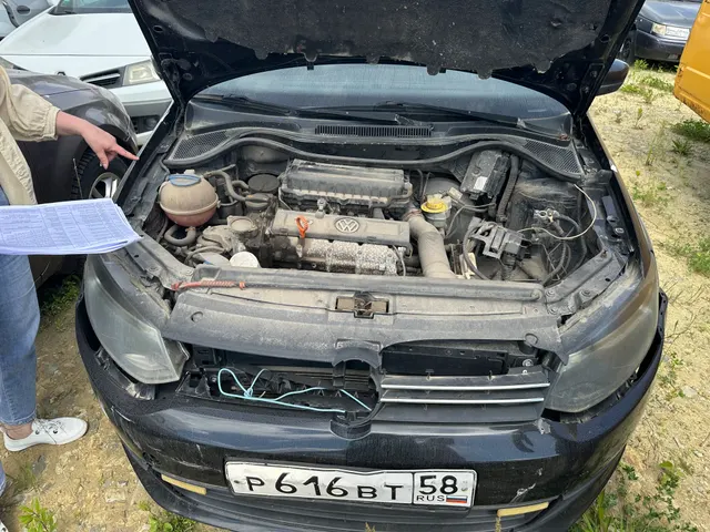 Автомобиль марки «Фольксваген поло» с р/з P616BT58RUS   VIN XW8ZZZ61ZCG035612, г/в 2011  (58-004712-1).