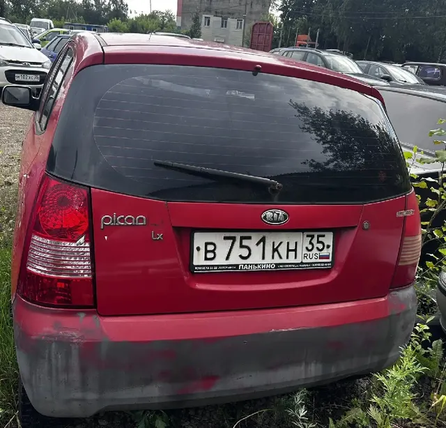 Автомобиль марки "KIA PICANTO", ГРЗ В751КН35, VIN KNEBA24426T226806 (ключи и документы отсутствуют)