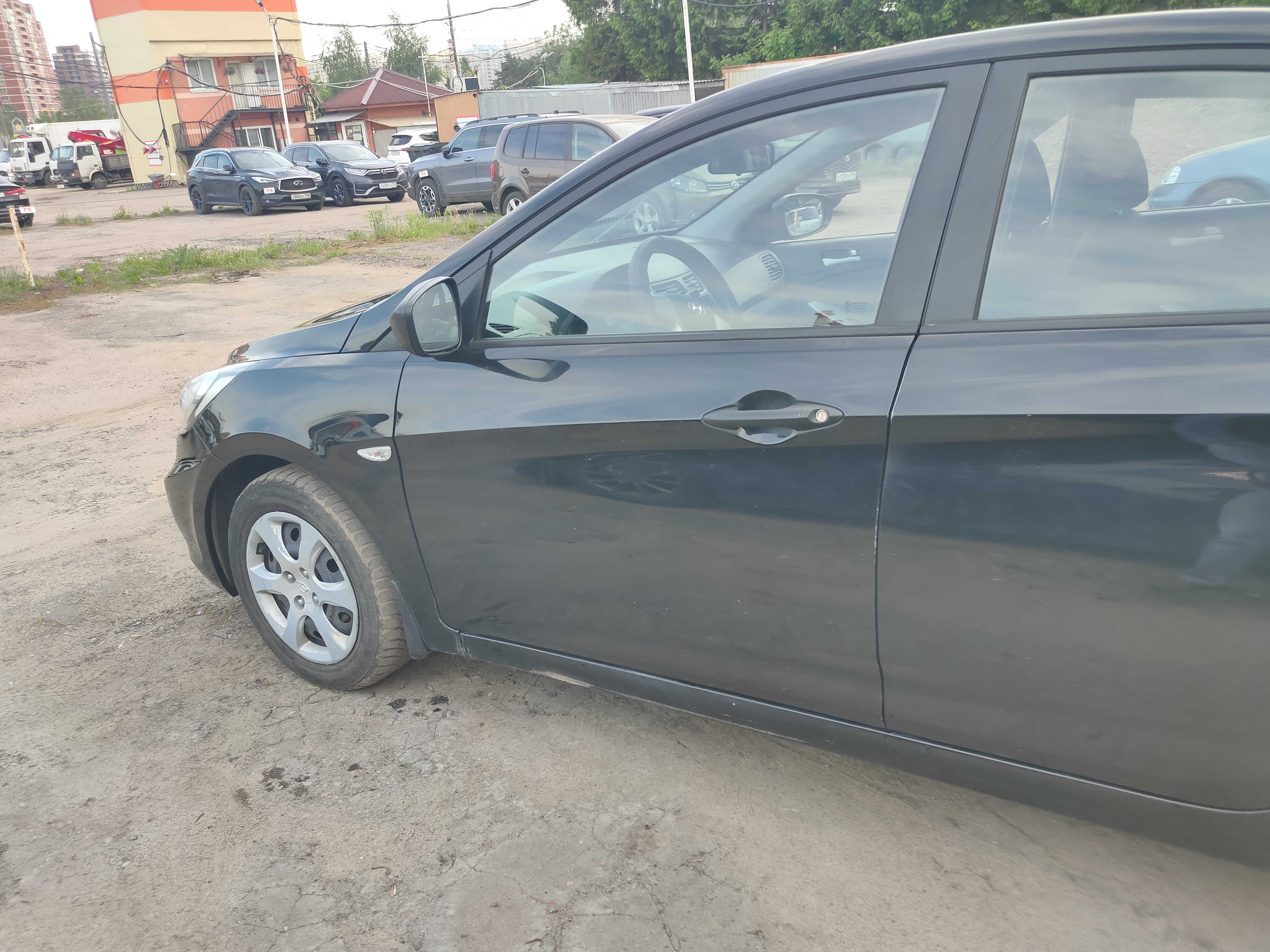 Автомобиль марки HYUNDAI SOLARIS, 2014 года выпуска, VIN: Z94CT41CBDR317476. Пробег, км - 255527